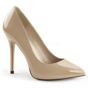 5 Inches Cream Classic Stilettos