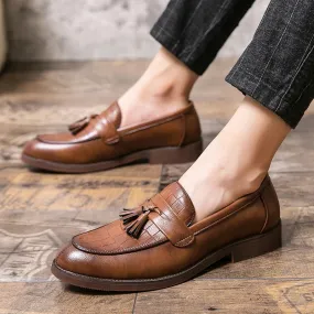 ALESSIO LEATHER LOAFERS