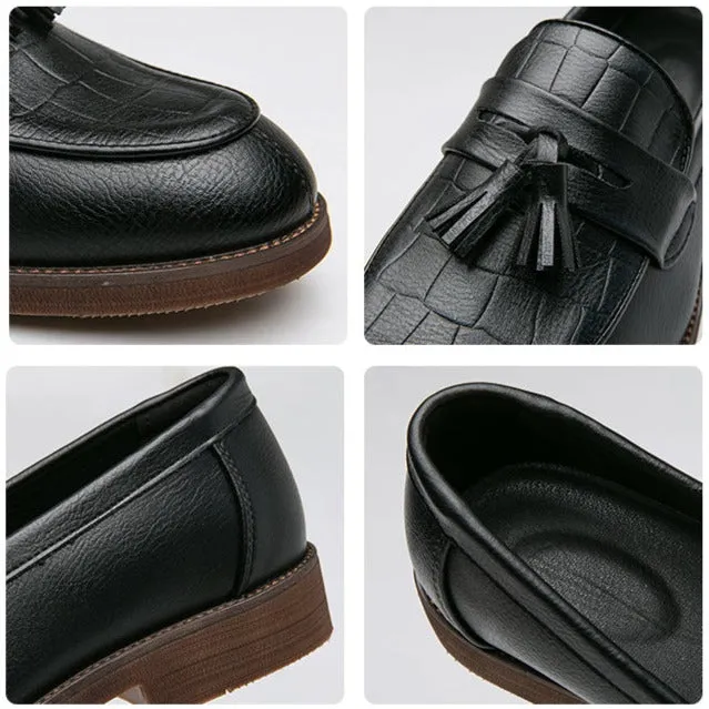 ALESSIO LEATHER LOAFERS