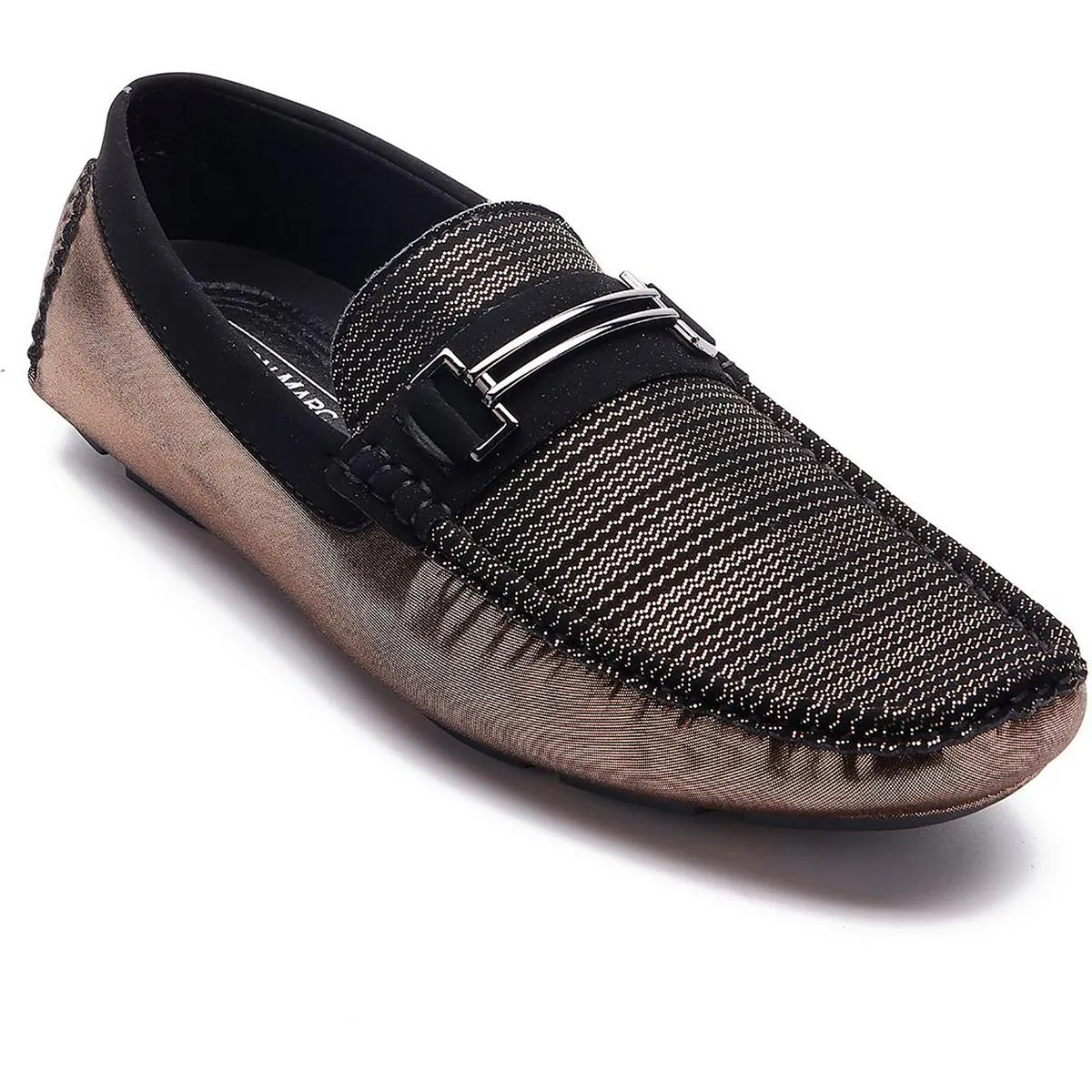 Aston Marc Mens Faux Suede Driving Loafers