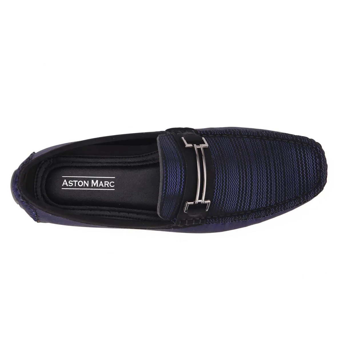 Aston Marc Mens Faux Suede Driving Loafers