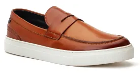 Base London Flynn Mens Leather Penny Loafer