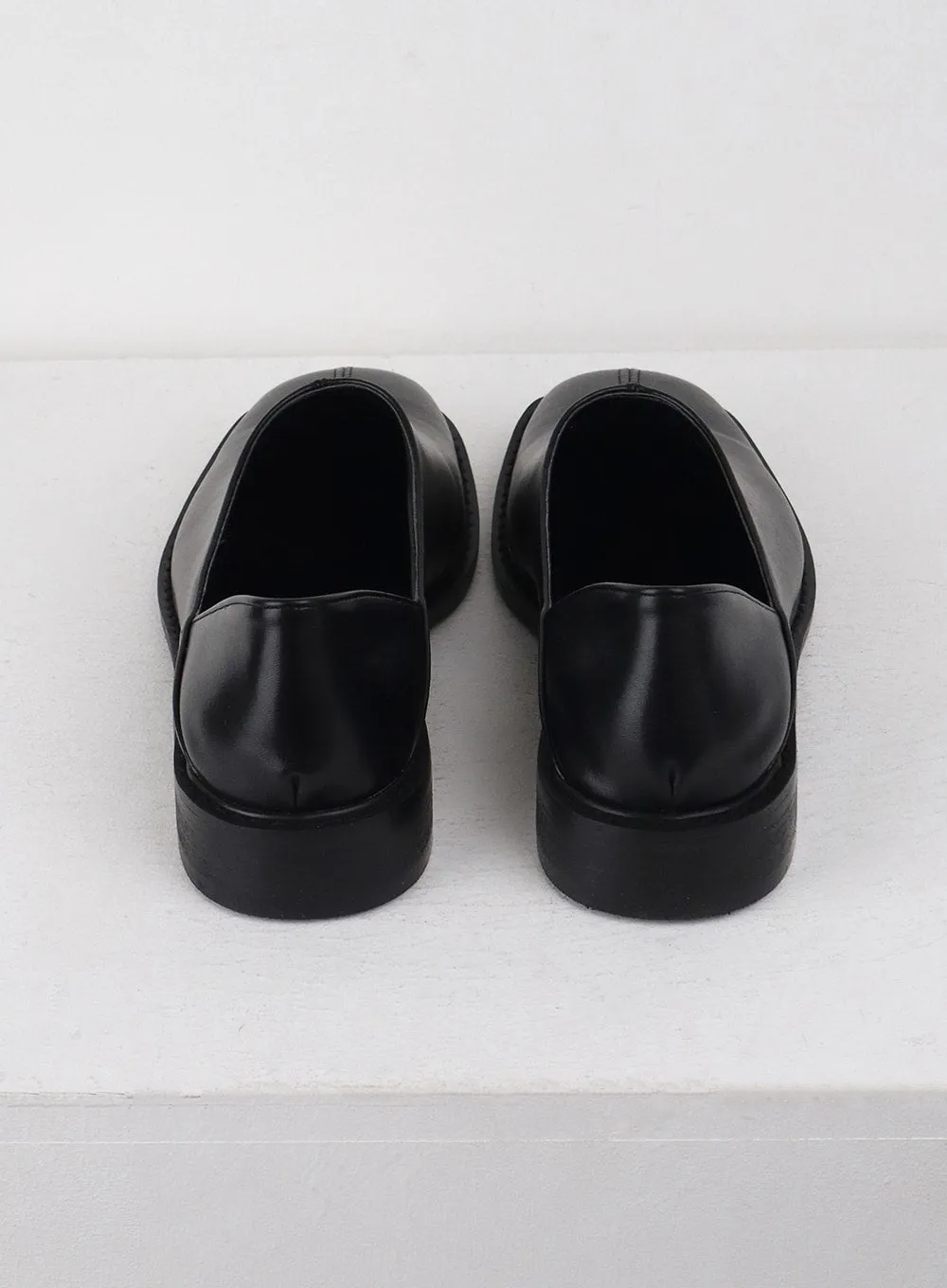 Basic Solid Faux Leather Loafers OJ415