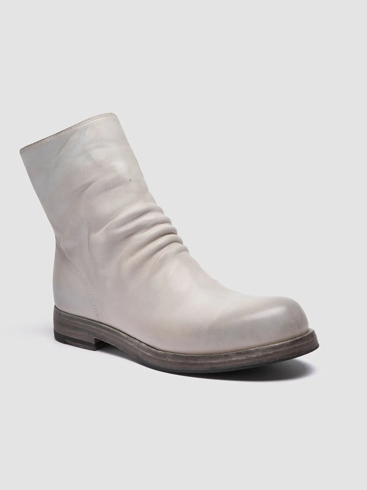 BULLA DD 303 - Grey Leather Zipped Boots