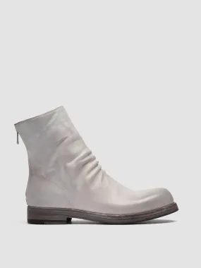 BULLA DD 303 - Grey Leather Zipped Boots