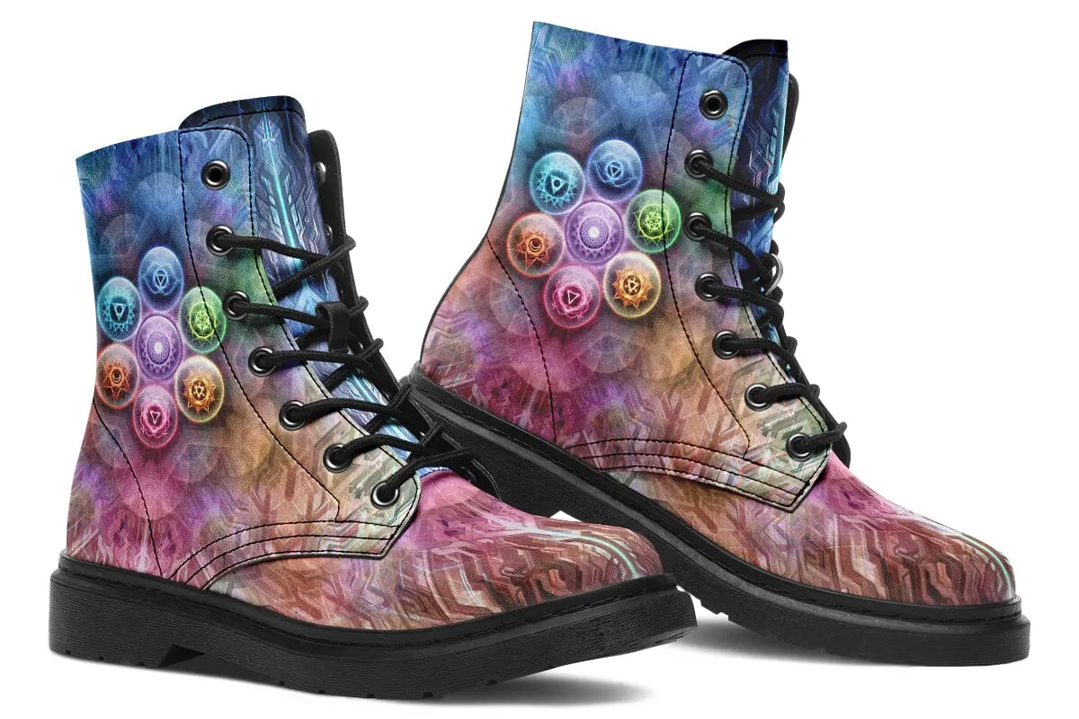 Chakra Balls Combat Boots