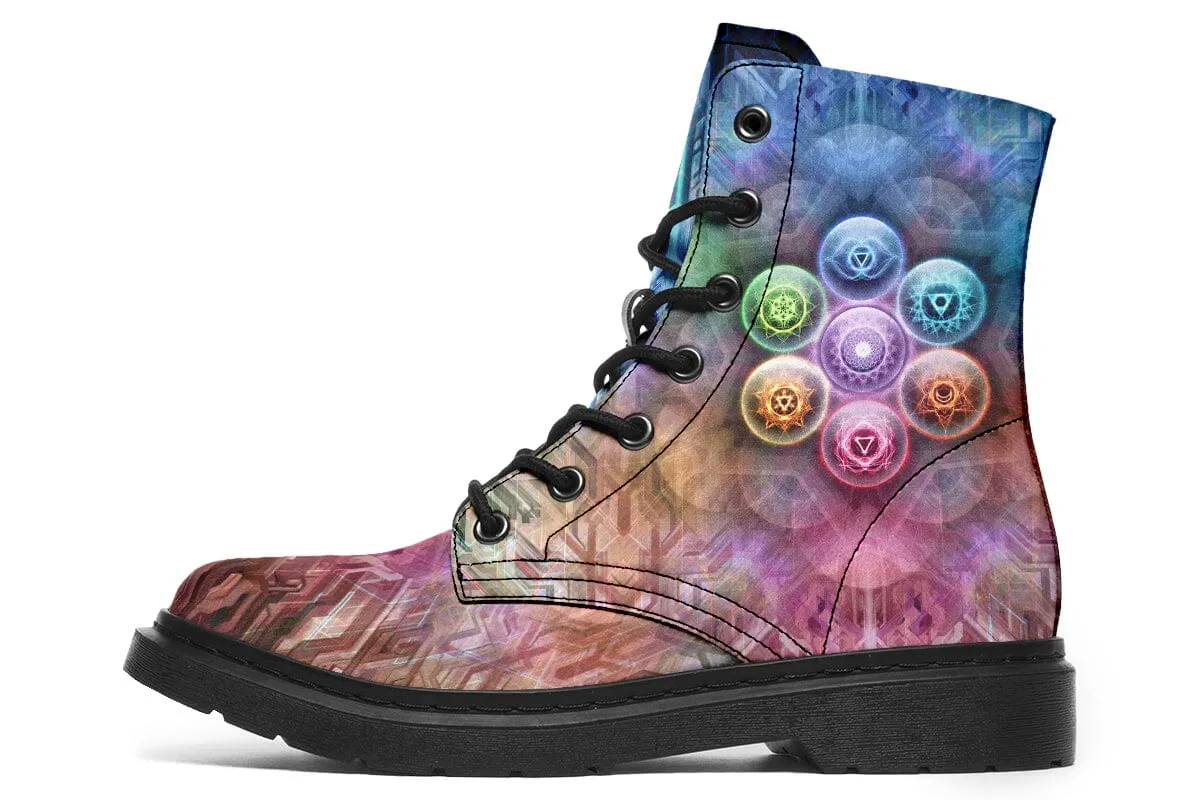 Chakra Balls Combat Boots