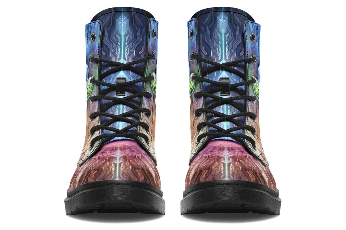 Chakra Balls Combat Boots