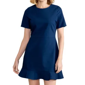 Chic Navy Midi Dress