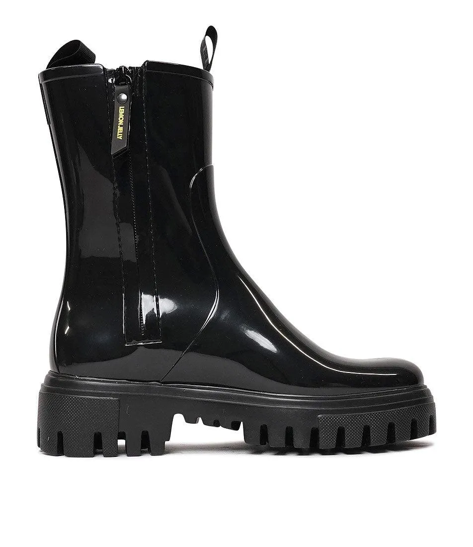 City Black Gumboots