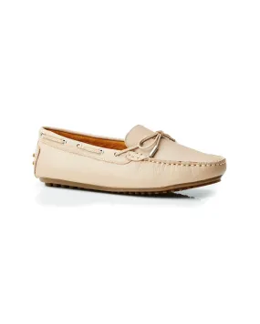 Daria Leather Loafer Latte