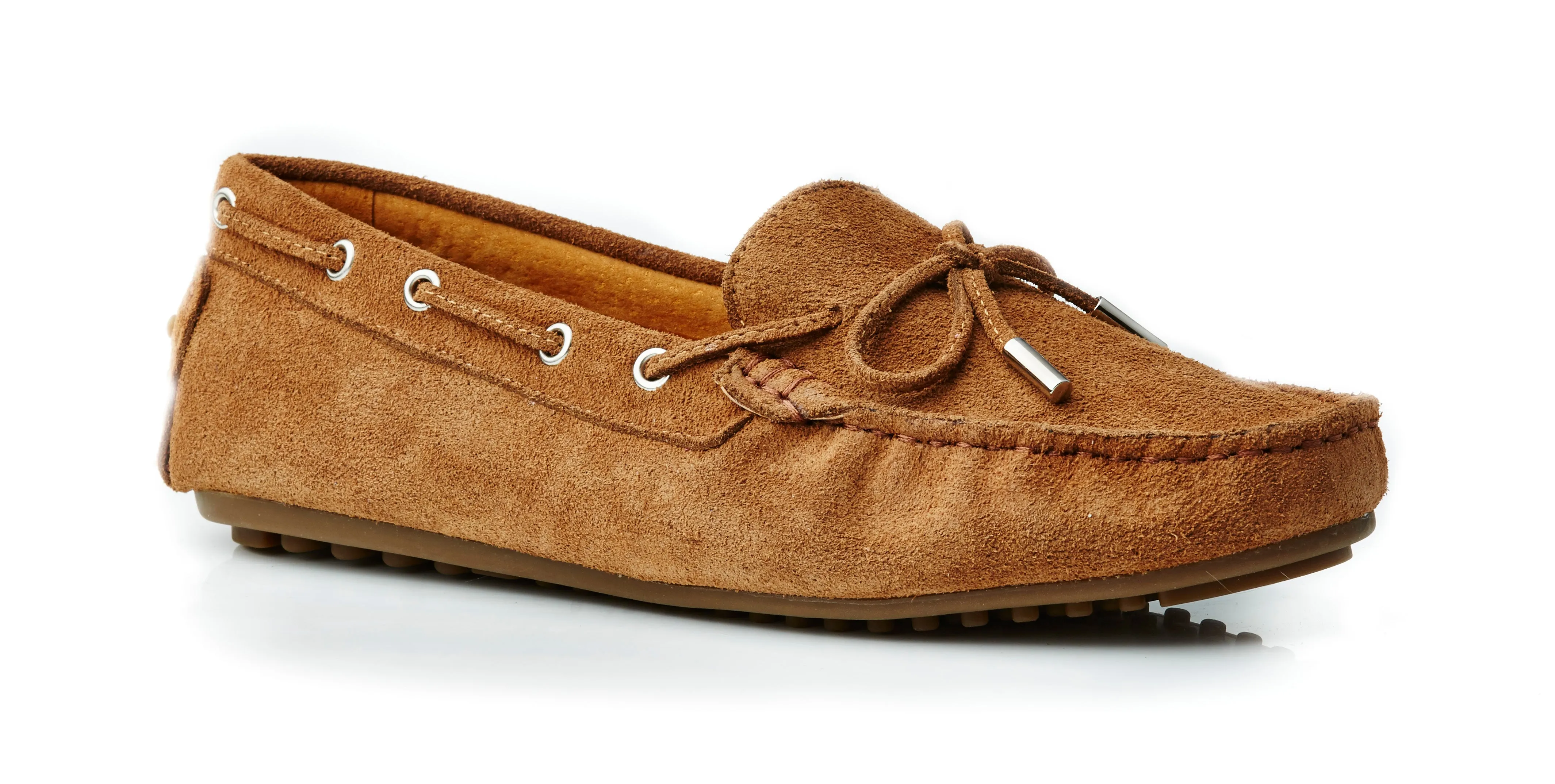 Daria Suede Loafer Tan