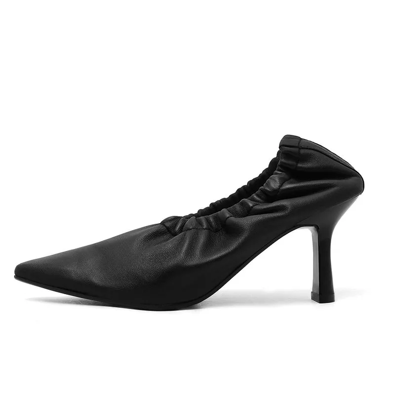 Denali Handmade Pointy Toe Slip on Pumps