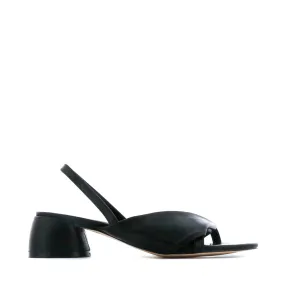 FIORELLO LEATHER HEEL SANDALS