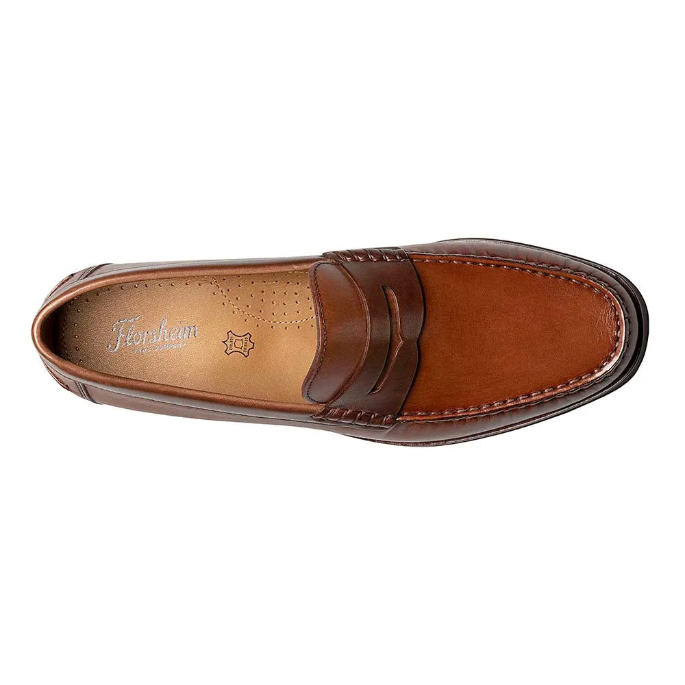 Florsheim Berkley Cognac Multi Flex Moc Toe Penny Loafer