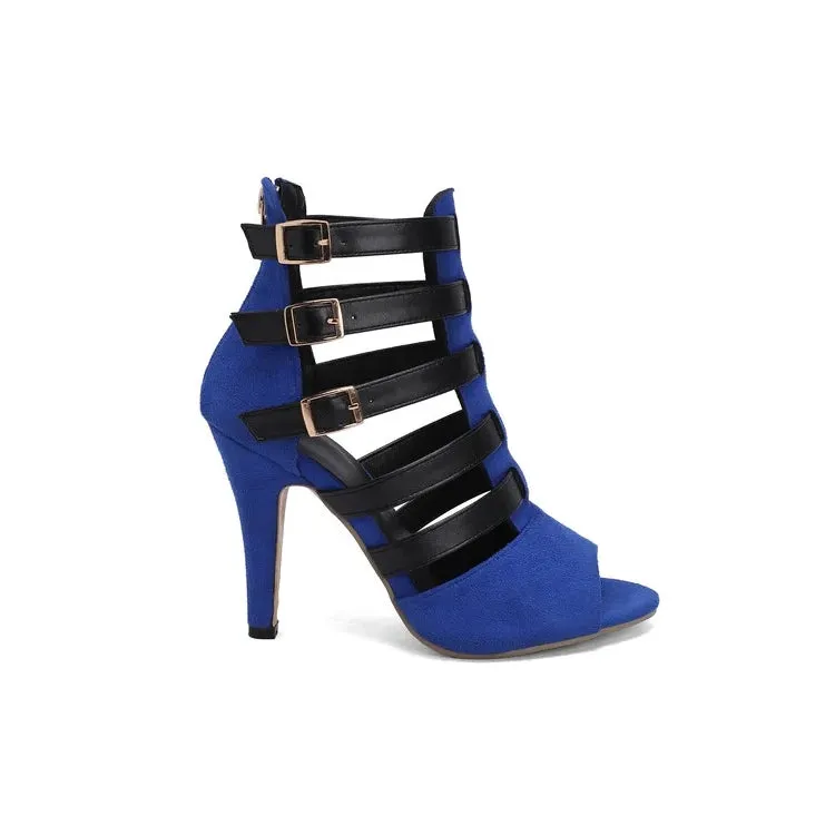 Funki Buys | Shoes | Women's Spike Heel Gladiator Sandals