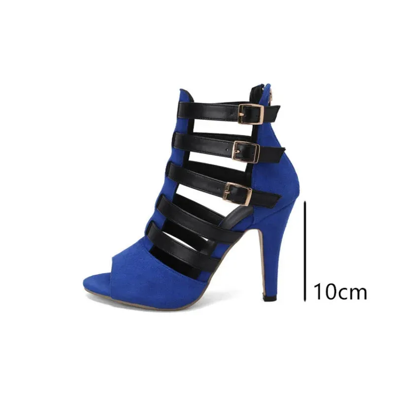 Funki Buys | Shoes | Women's Spike Heel Gladiator Sandals