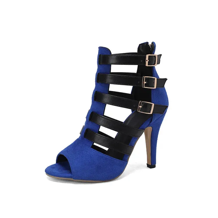 Funki Buys | Shoes | Women's Spike Heel Gladiator Sandals