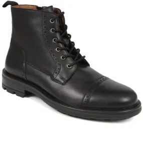 Guiseley Leather Lace-Up Boots  - GUISELEY / 325 927