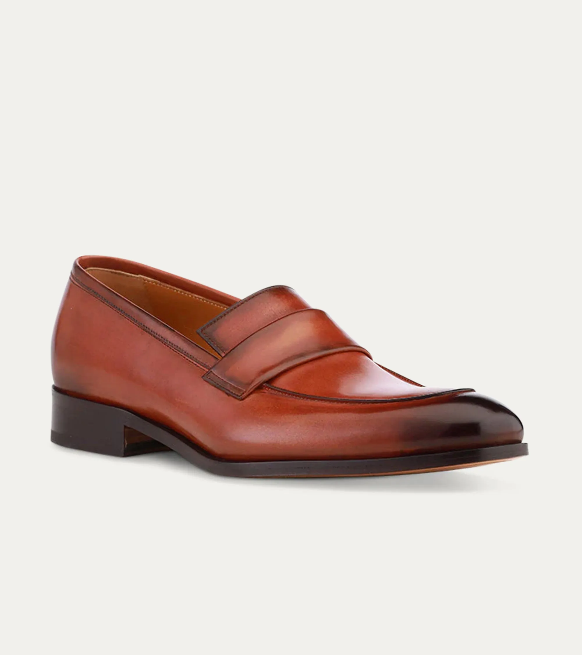 Jack Square Keeper Loafer in Cognac