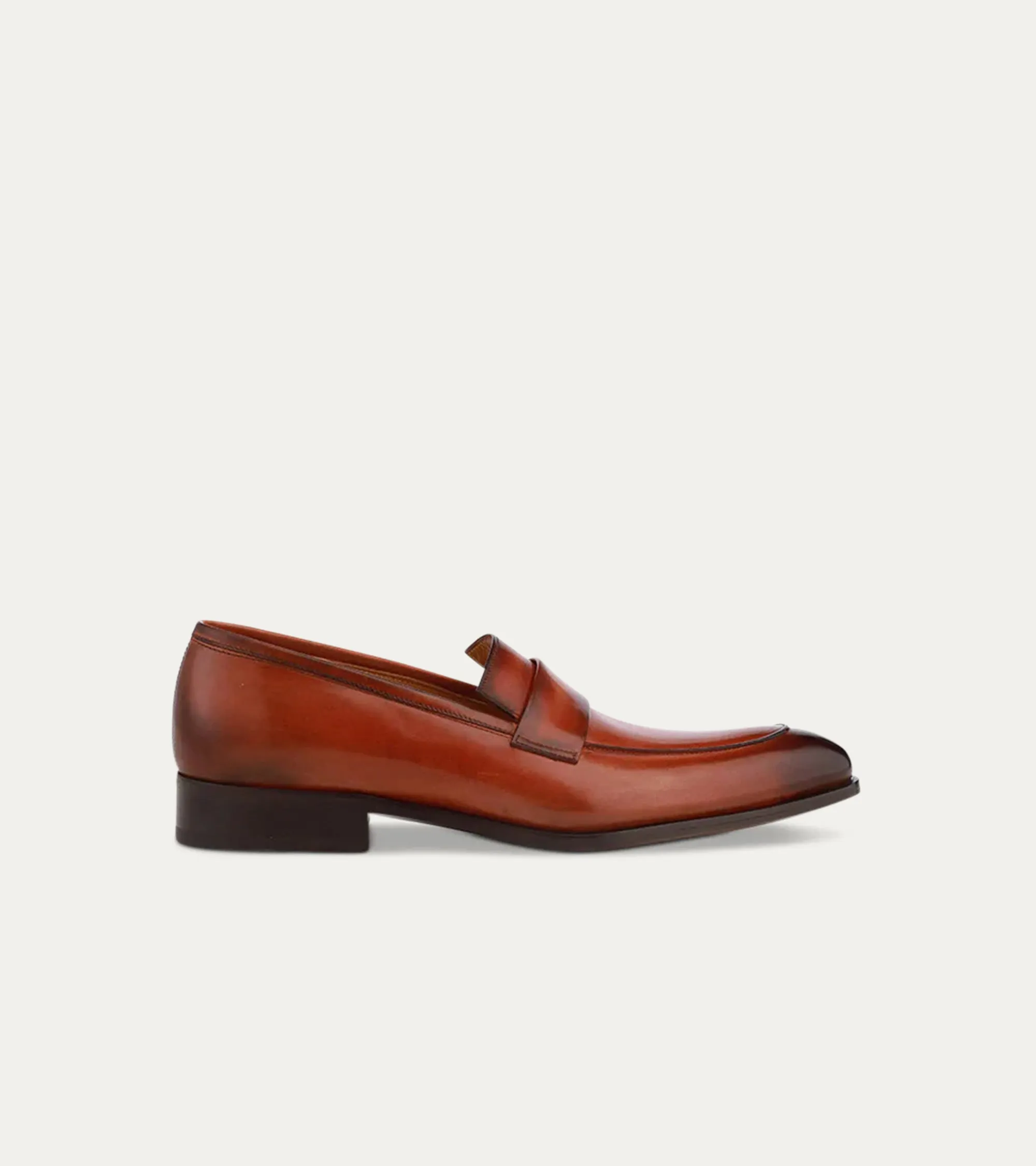 Jack Square Keeper Loafer in Cognac