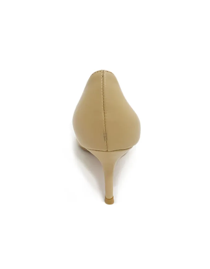 Lonny Stiletto Heels Camel