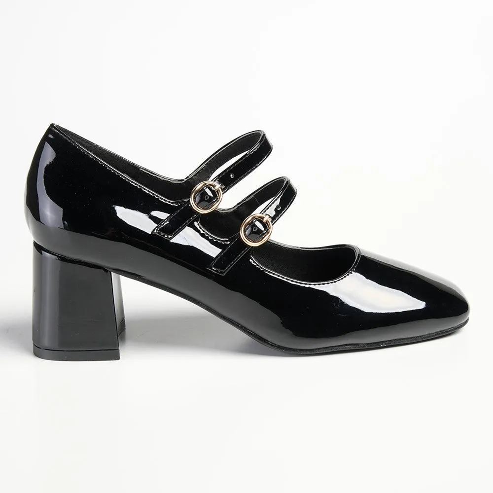 Madison Baran Block Heel - Black