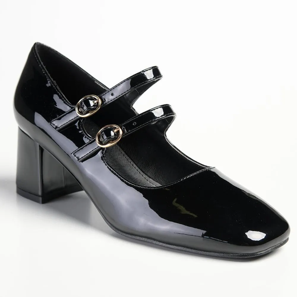 Madison Baran Block Heel - Black