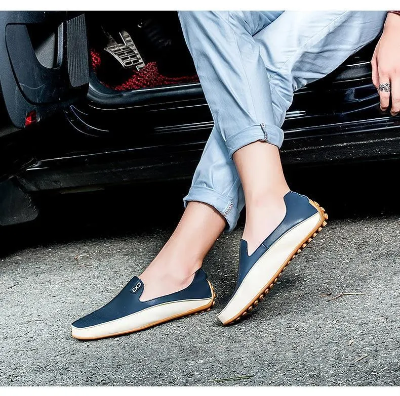 Men's Faux Leather Driving Loafers