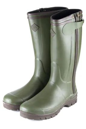 Men's Full Zip Up Wellington Boots - Gransmoor