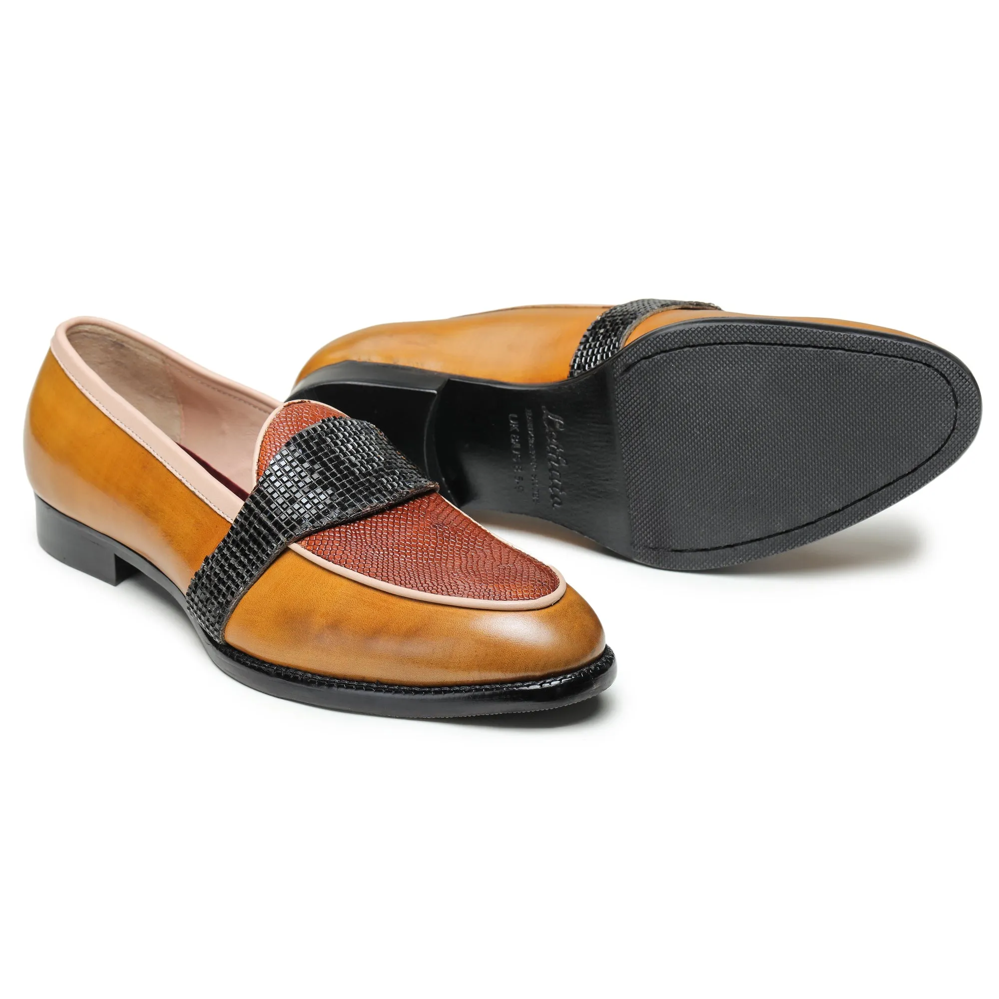 Saddle Loafers - Tan