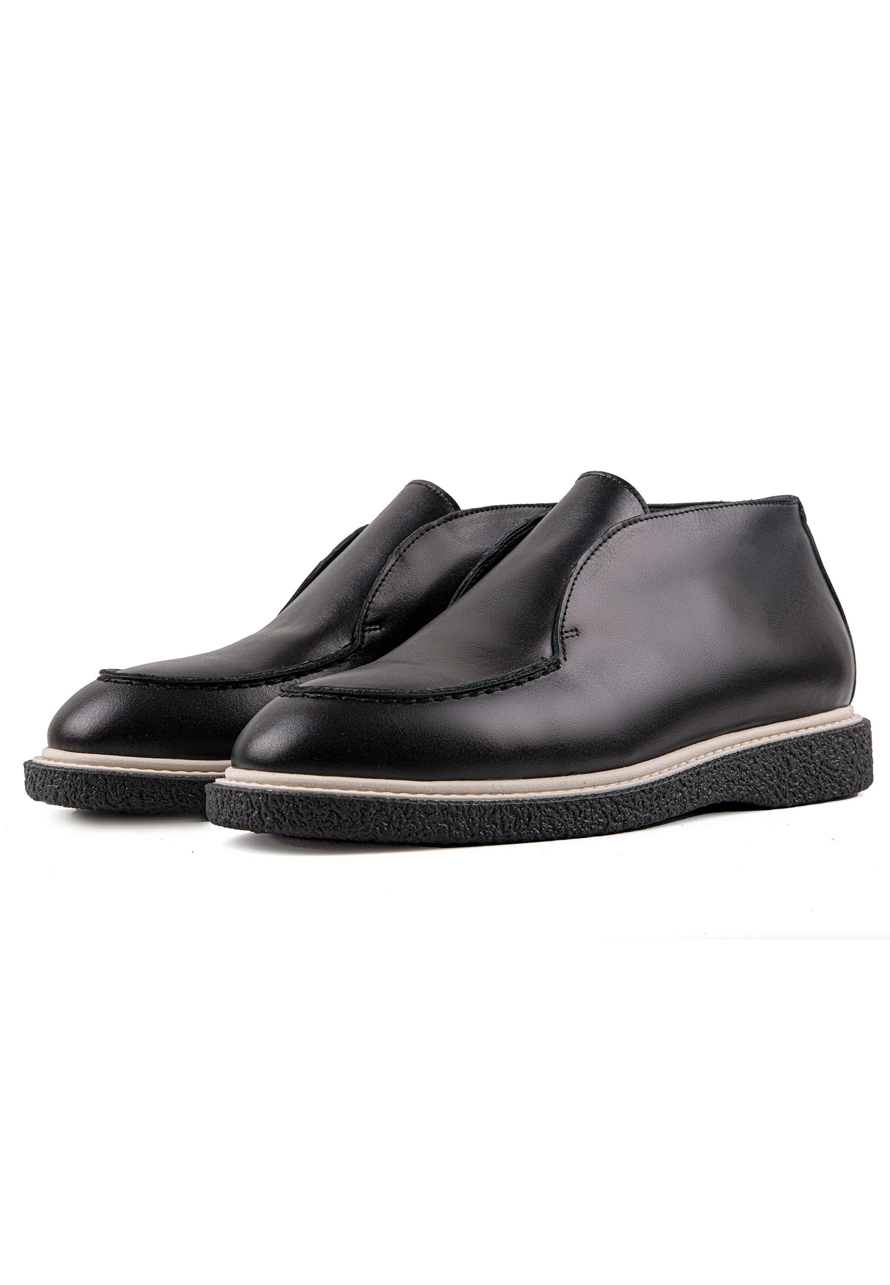 Slip-On Loafers - Black