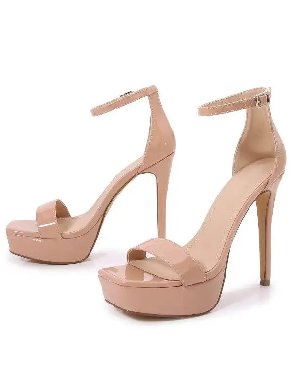 Sophisticated High Heeled Sandals