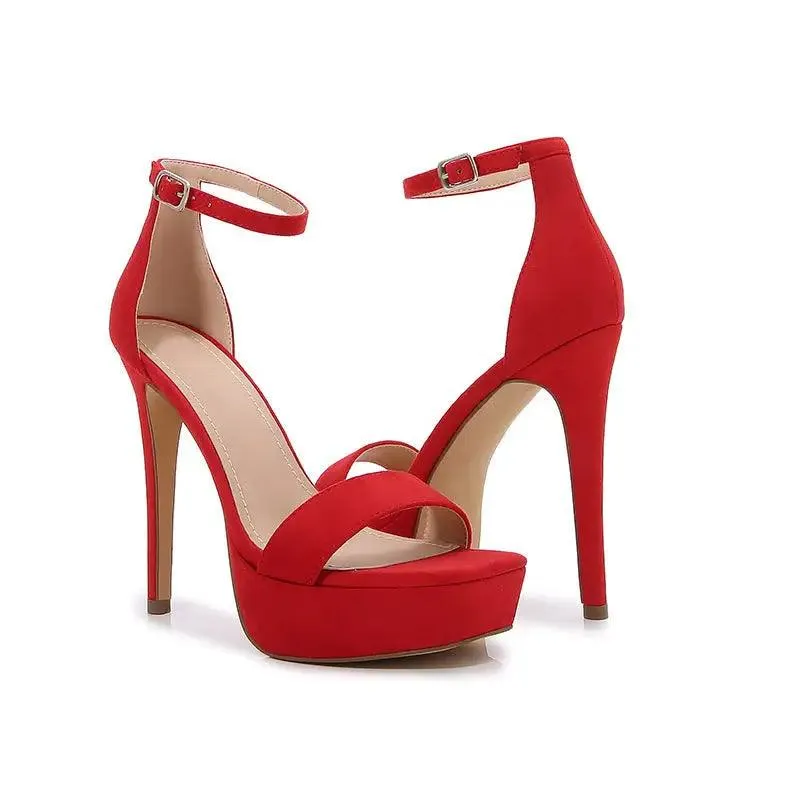 Sophisticated High Heeled Sandals