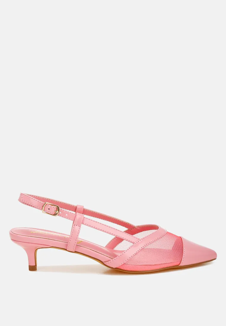 Temptress Mesh Slingback Sandals