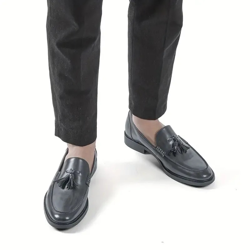 Valentino Genuine Leather Tassel Loafers