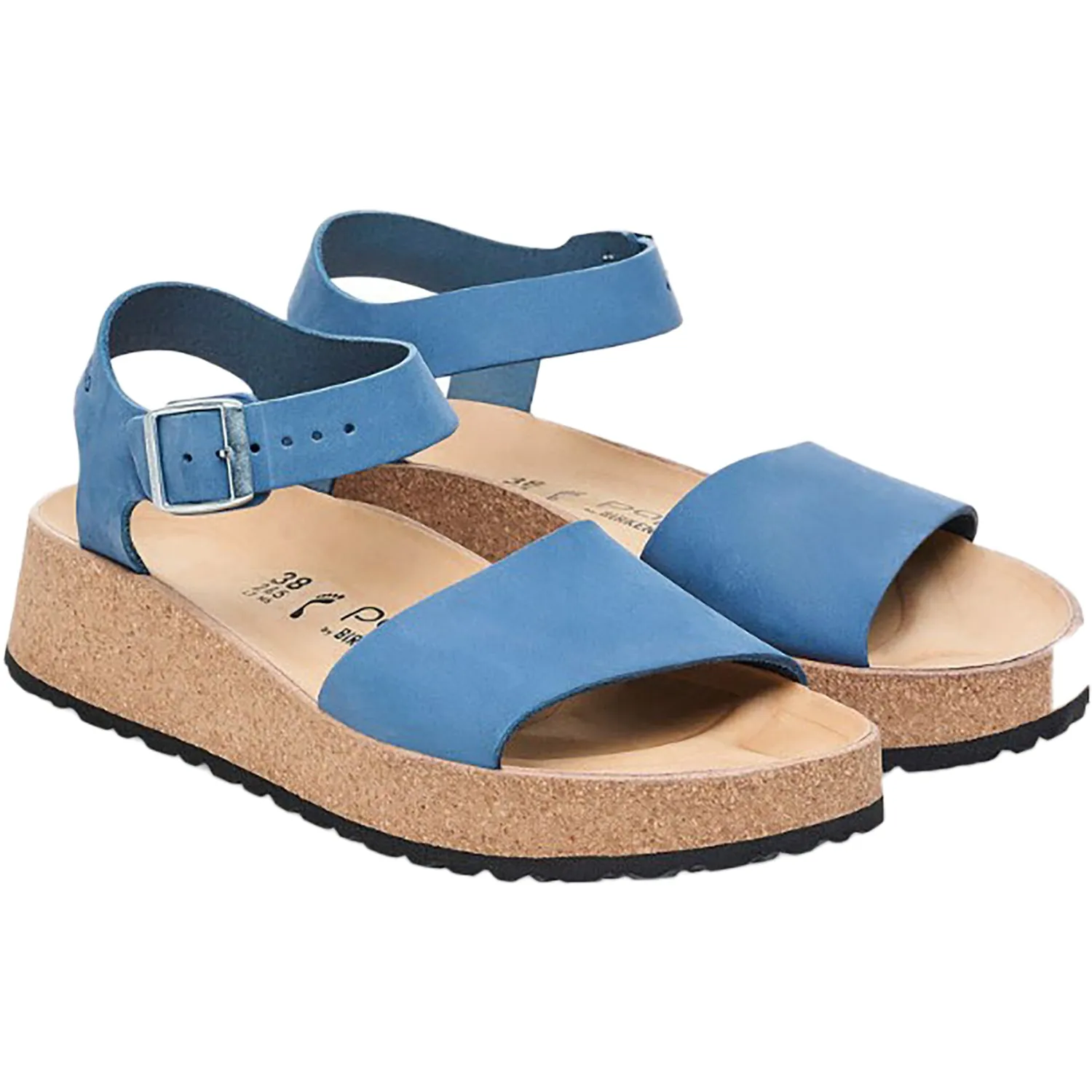 Women's Birkenstock Papillio Glenda Elemental Blue Nubuck