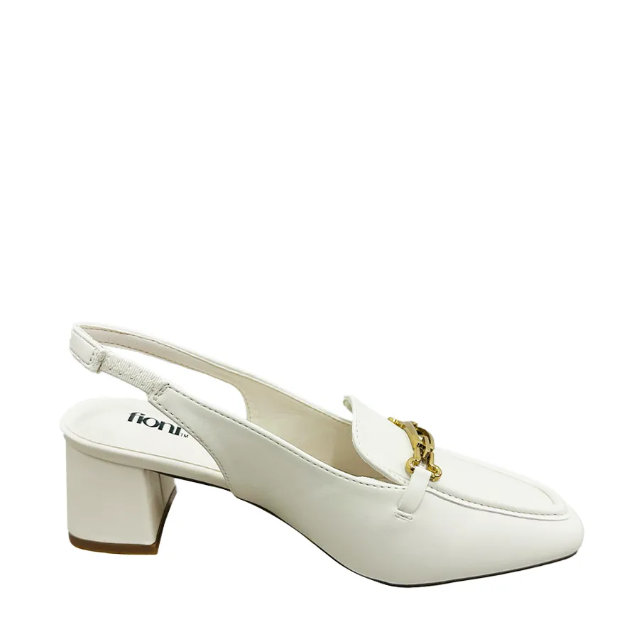 Women's Slingback Heeled Loafers