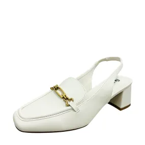 Women's Slingback Heeled Loafers