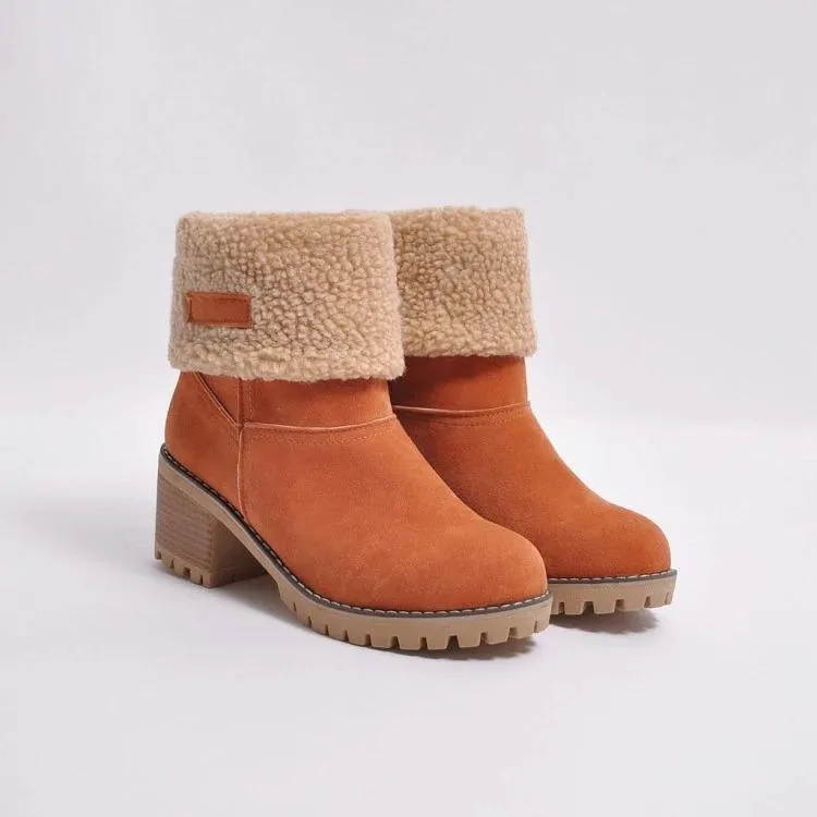 Women's Winter Boots with Fur for Warm Toes